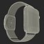 Apple Watch金色42毫米柔软蓝色皮革2 3D模型