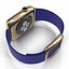 Apple Watch金色42毫米柔软蓝色皮革2 3D模型