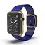 Apple Watch金色42毫米柔软蓝色皮革2 3D模型