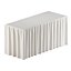 Restaurant Tablecloth Rectangle Set with Draped Styles for Banquet and Wedding Decor