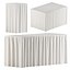 Restaurant Tablecloth Rectangle Set with Draped Styles for Banquet and Wedding Decor