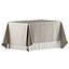 Restaurant Tablecloth Rectangle Set with Draped Styles for Banquet and Wedding Decor