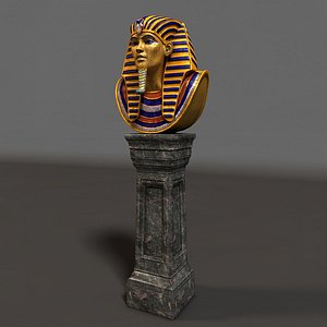 egypt tutanchamon 3d c4d