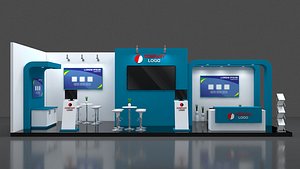 3D booth 10m x 4m