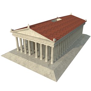 3D temple artemis