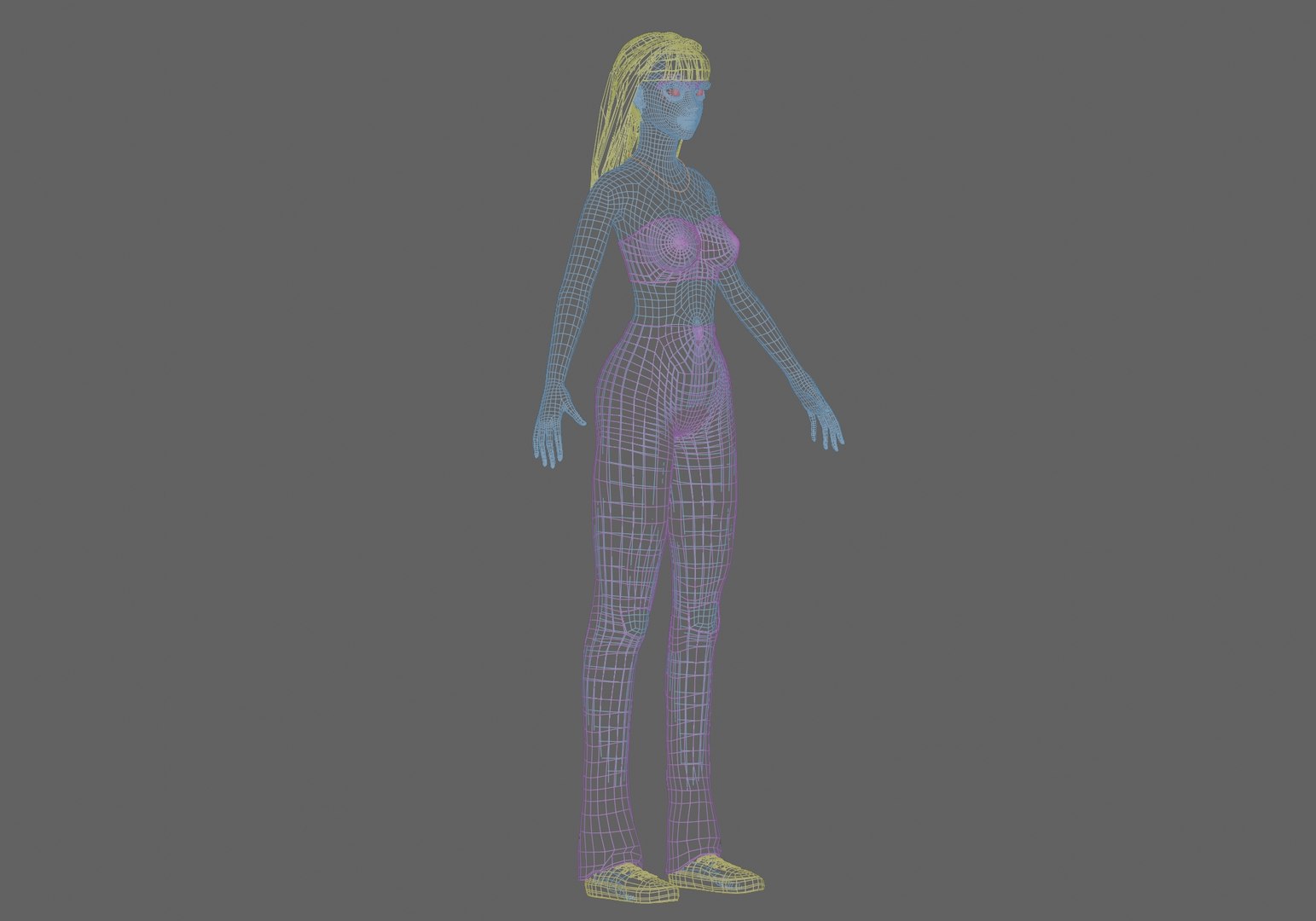 Beautiful Basic Woman V27917 3D Model - TurboSquid 2278244