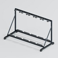 Padded Five Instrument Guitar Storage Stand