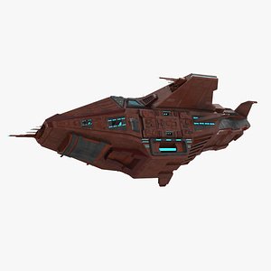 Futuristic Sci Fi Spacecraft