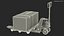 Transpallet manuale Lion con scatole attrezzate