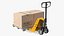 Transpallet manuale Lion con scatole attrezzate