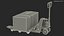 Transpallet manuale Lion con scatole attrezzate