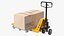 Transpallet manuale Lion con scatole attrezzate