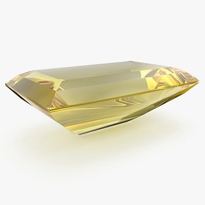 Baguette Cut Yellow Sapphire