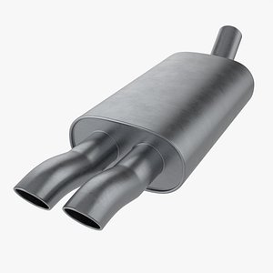 Car Exhaust Pipe 3D model