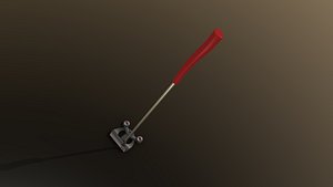 3d golf putter model
