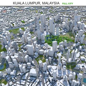 Kuala Lumpur Full City in Malaysia