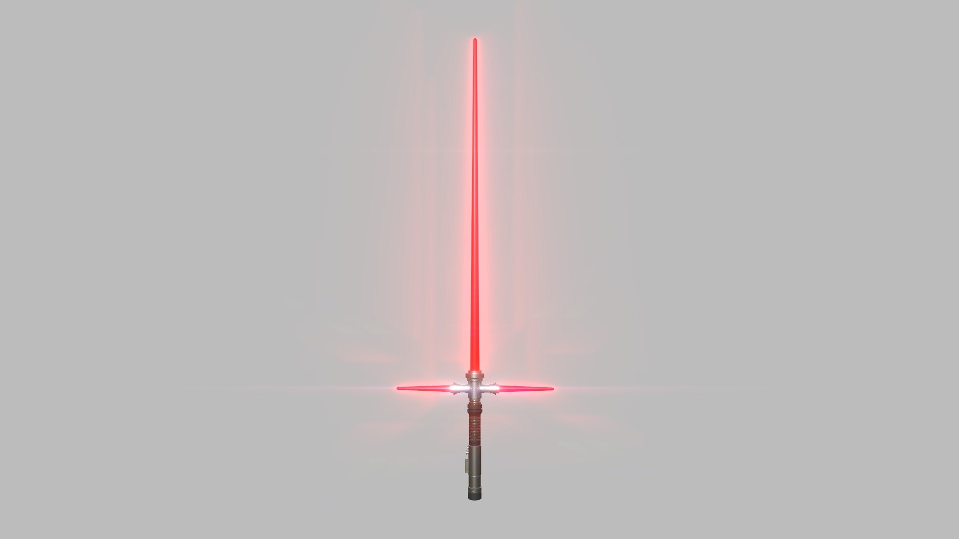 3D Star Wars Lightsaber Crossguard 01 Red - SciFi Weapon Model ...
