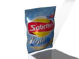 free potatoe chips bag sabritas 3d model