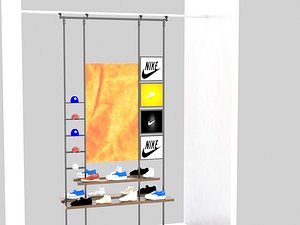 3D shop display unit