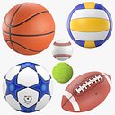 Lot de ballons de sport - Sans logo