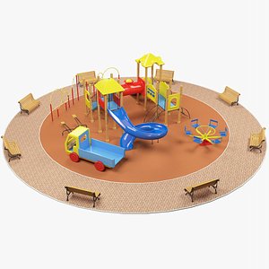 playground play ground 3D model
