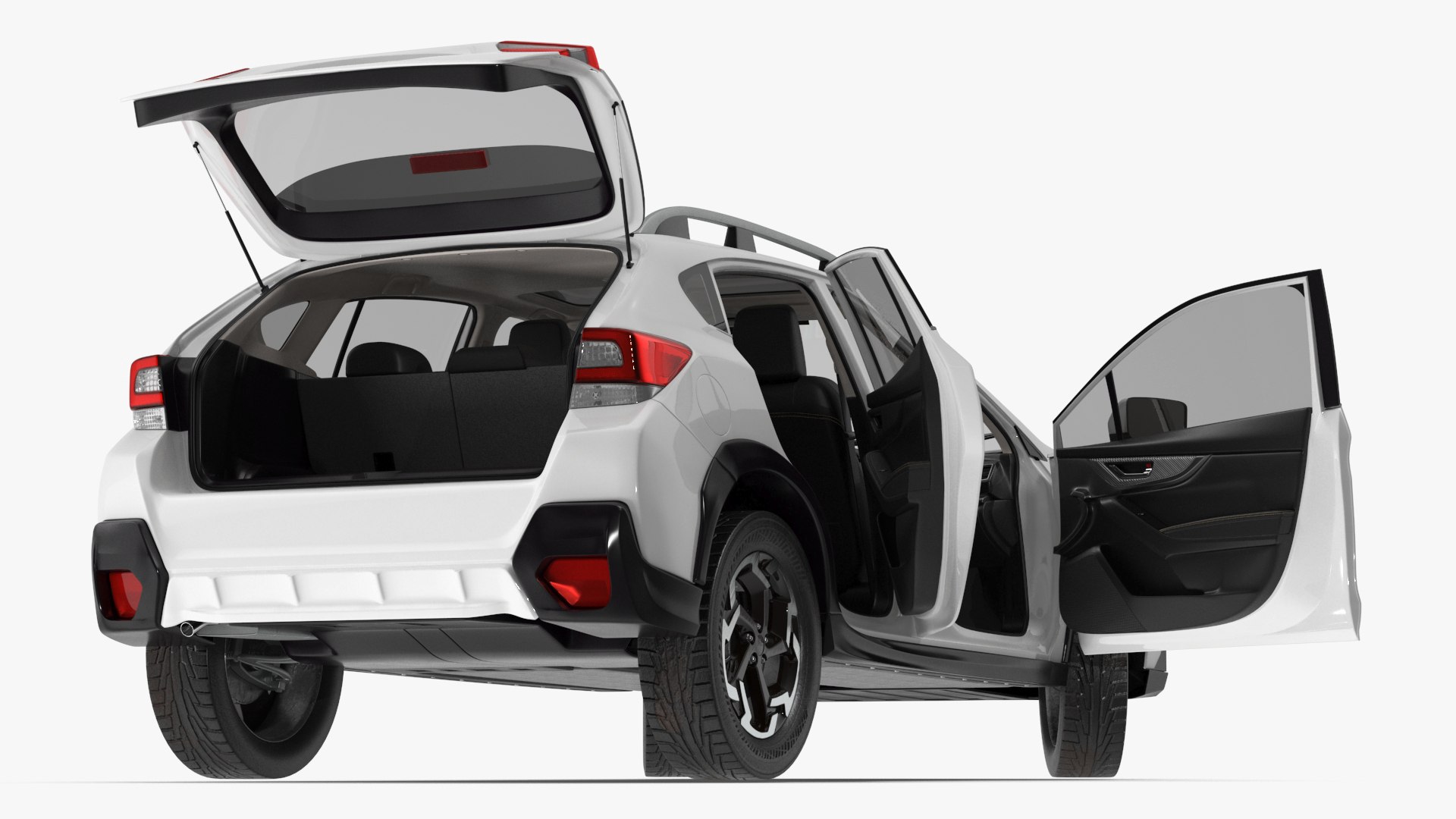Compact Hybrid Crossover White Rigged For Maya 3D Model - TurboSquid ...