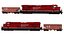 Locomotive Canadian Pacific with Hopper Car Generic model