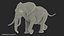 Animated Elephant Running Rigged for Maya