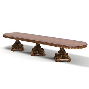 jumbo long dining 3d model