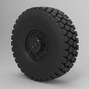 wheel truck offroad 3D model