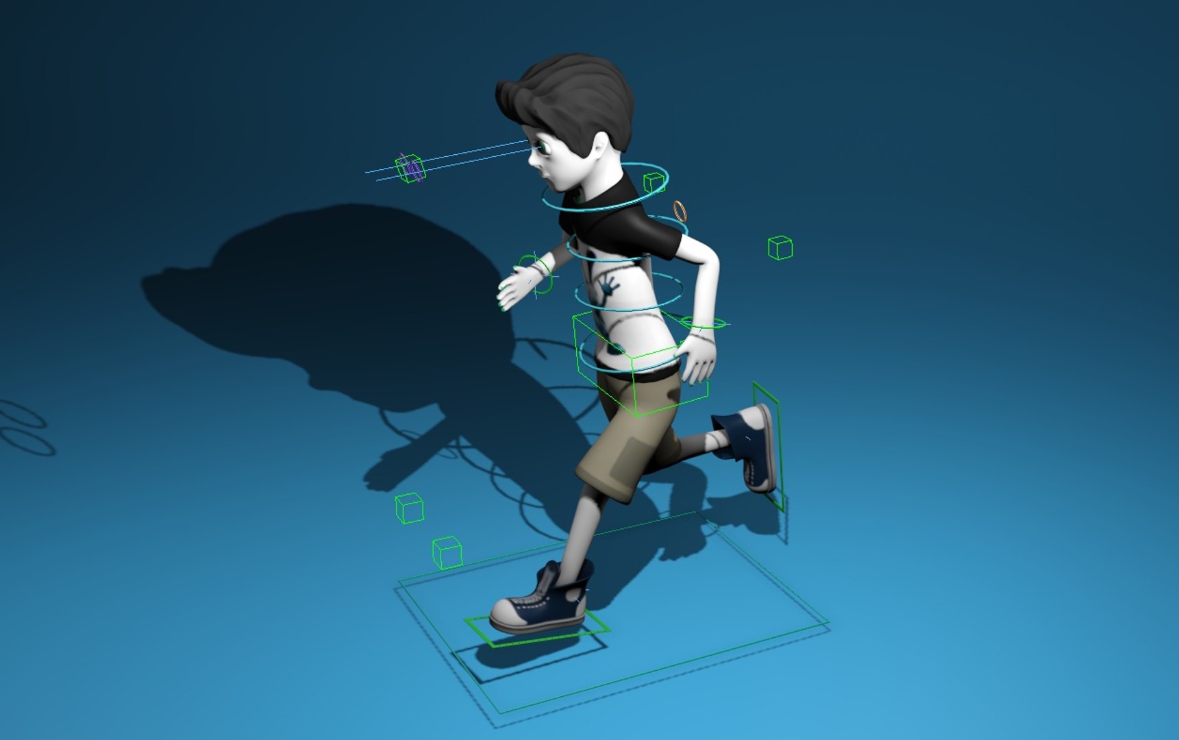 Free Rigged Animators 3d Model