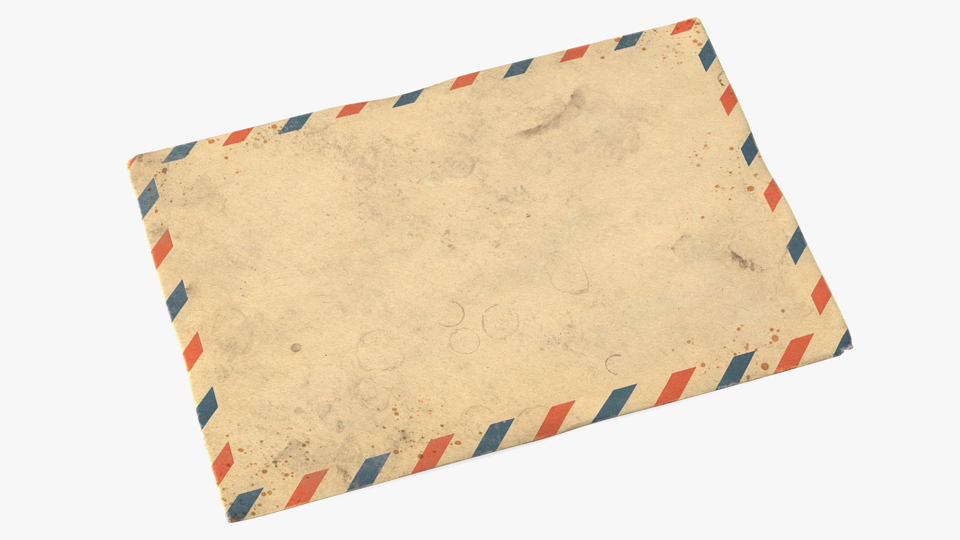 Old Paper Envelope 3D model preview