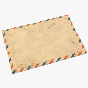 Old Paper Envelope 3D model