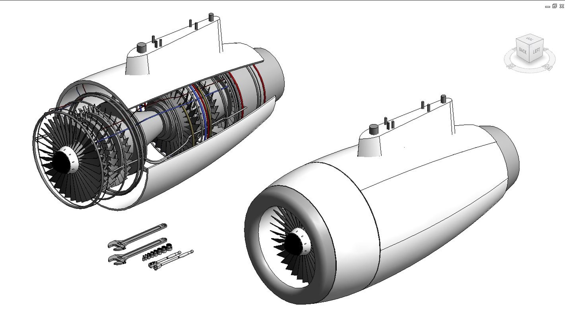 3D Model Jet Engine - TurboSquid 1201069