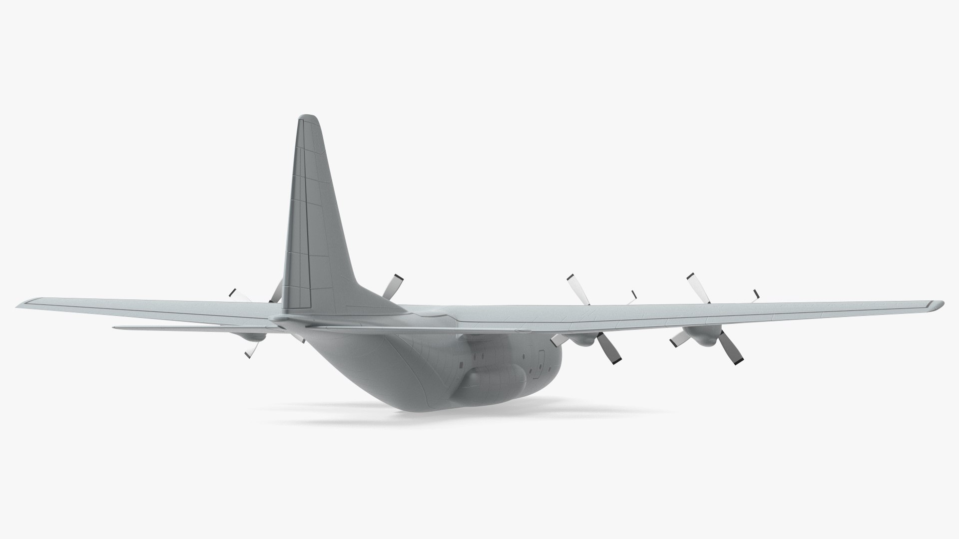 Turboprop Military Transport Aircraft Scale Model 3D model - TurboSquid ...