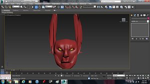 Basic 3D Alien Head Model