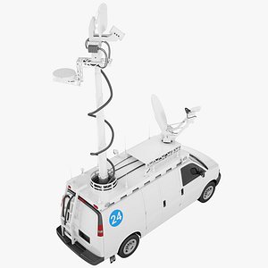 TV Van Station 03 3D model