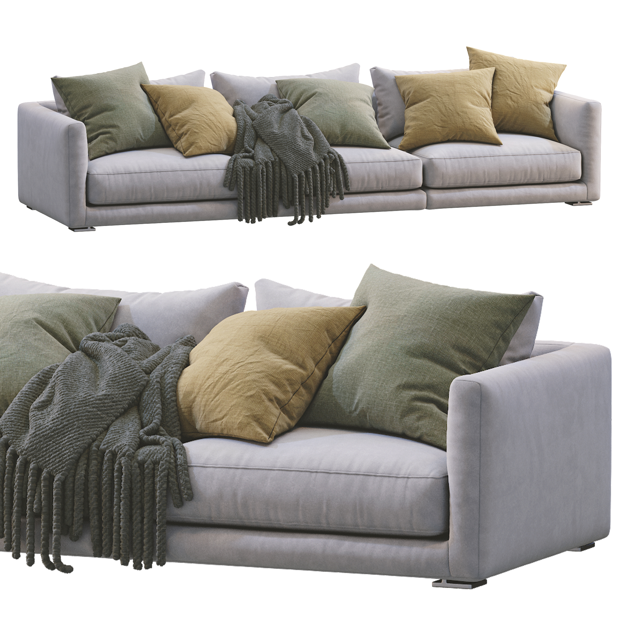 ポリフォームソファブリストル23Dモデル TurboSquid 1750262