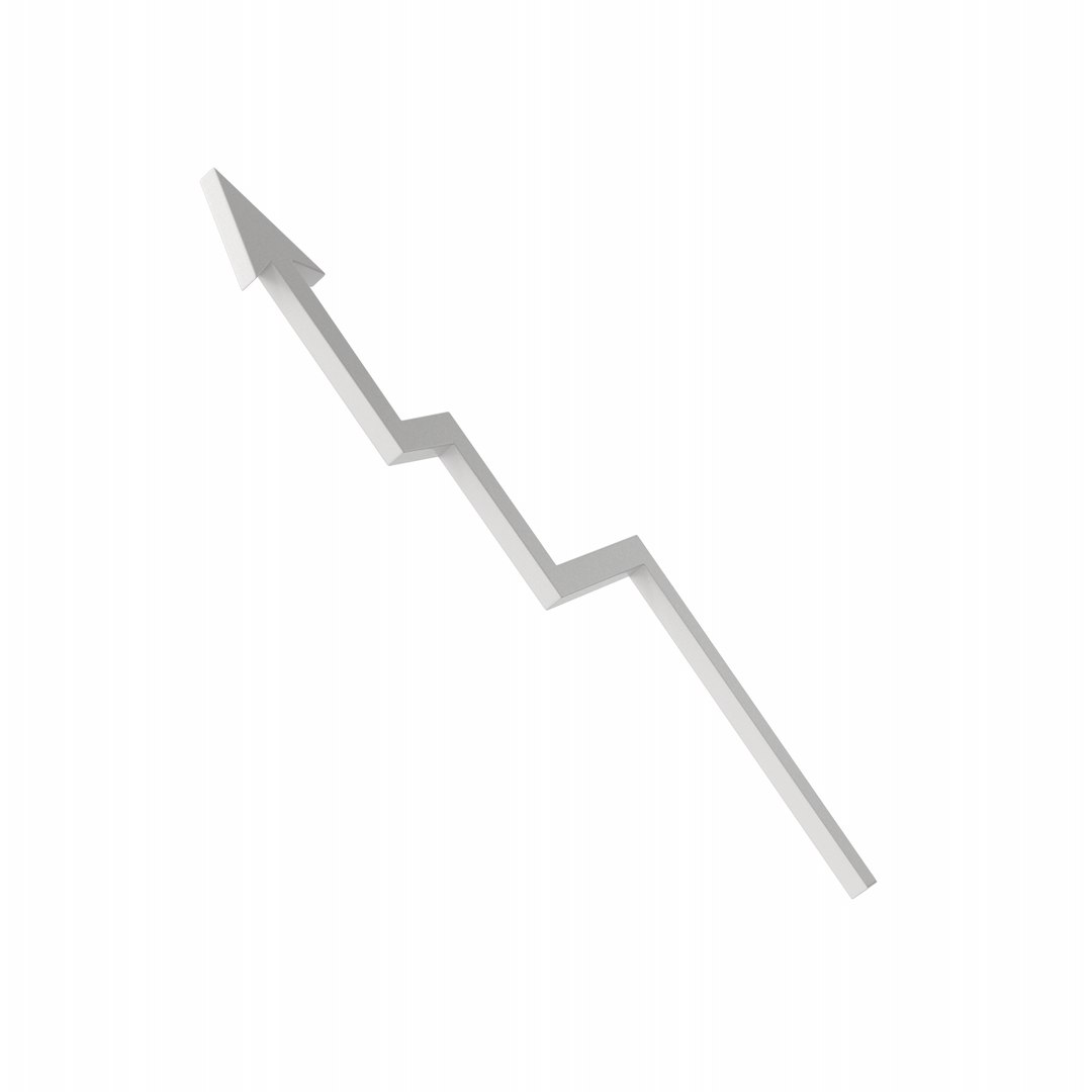 3D Arrow Chart Symbol - TurboSquid 2220887