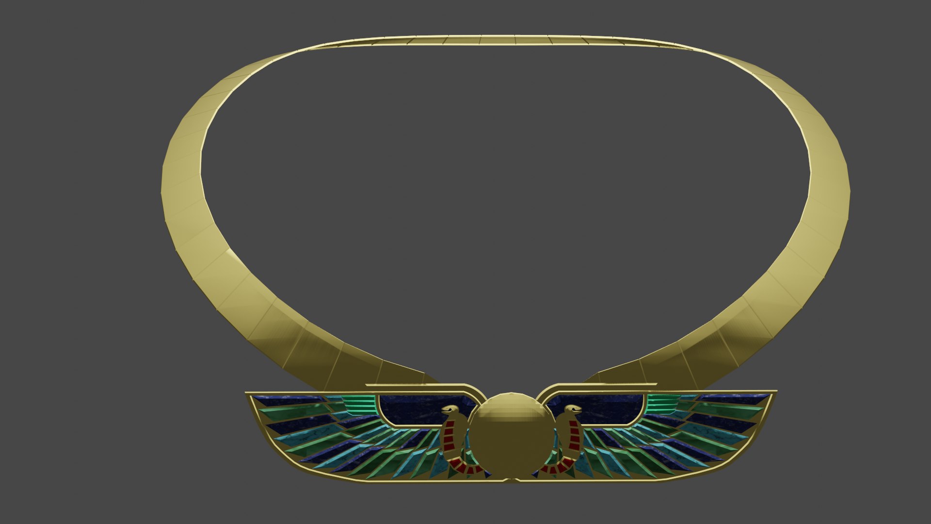 3D EGYPTIAN NECKLACE Model - TurboSquid 2016513