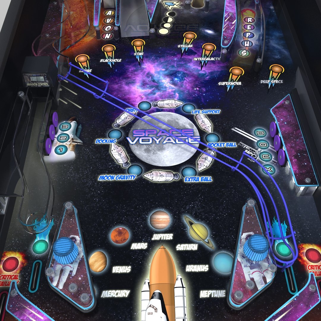 Pinball Machine 3d Max