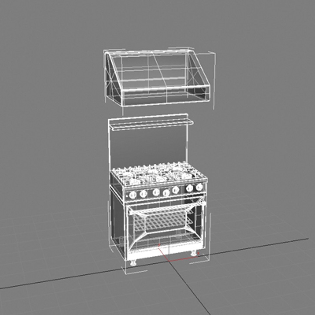 3ds max range hood