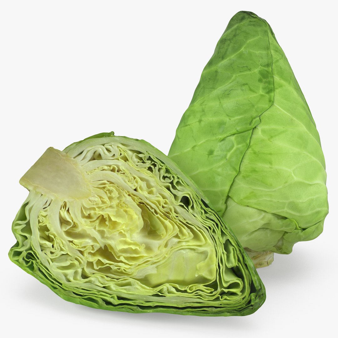Sweetheart Cabbage 3D Models Collection 3D model preview