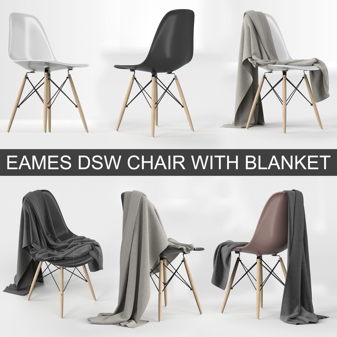 Vitra Eames Plastic Chair 3D Model TurboSquid 1318490