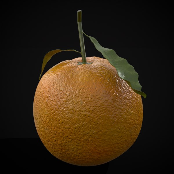 3D Clementine Orange