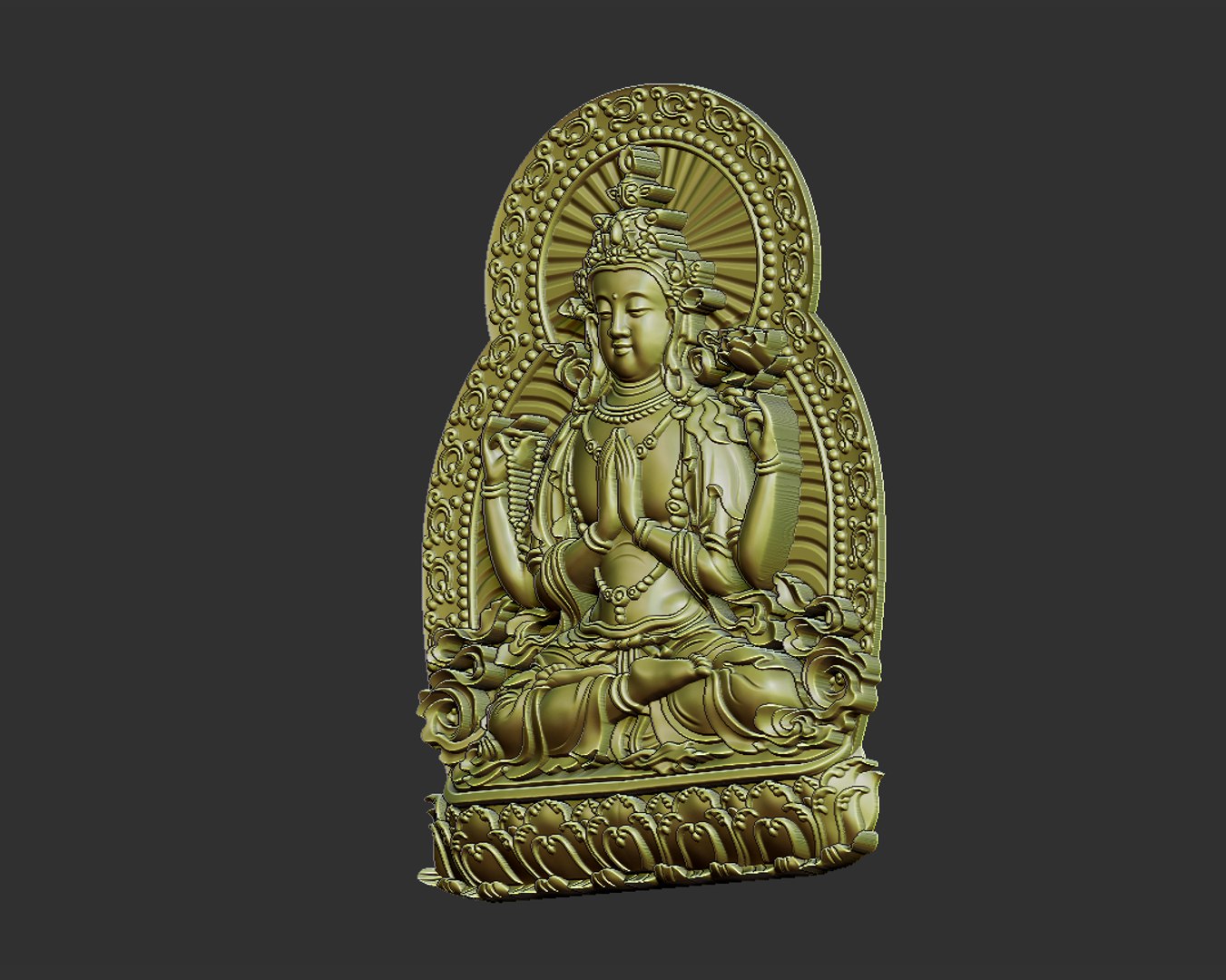 3D Kwanyin Bodhisattva Model - TurboSquid 1609706