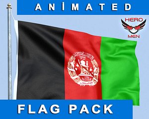 3d flag afghanistan