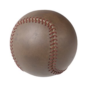 Baseball old 3D model