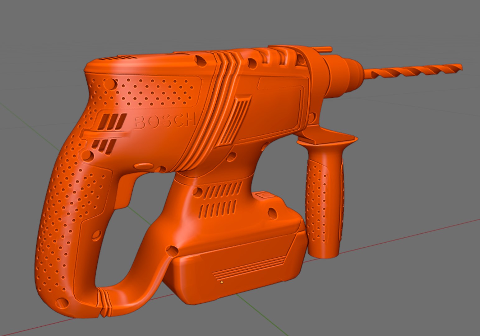 Bosch Hammer Drill Professional 3D TurboSquid 1603462