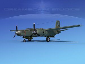 3d douglas b-26c b-26 bomber
